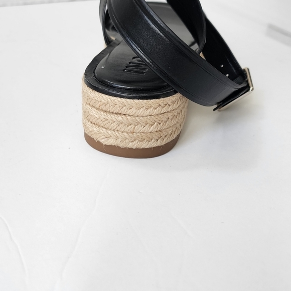 I.N.C. International Concepts Women's Black Espadrille Wedge Sandals Size 10 - Picture 6 of 8